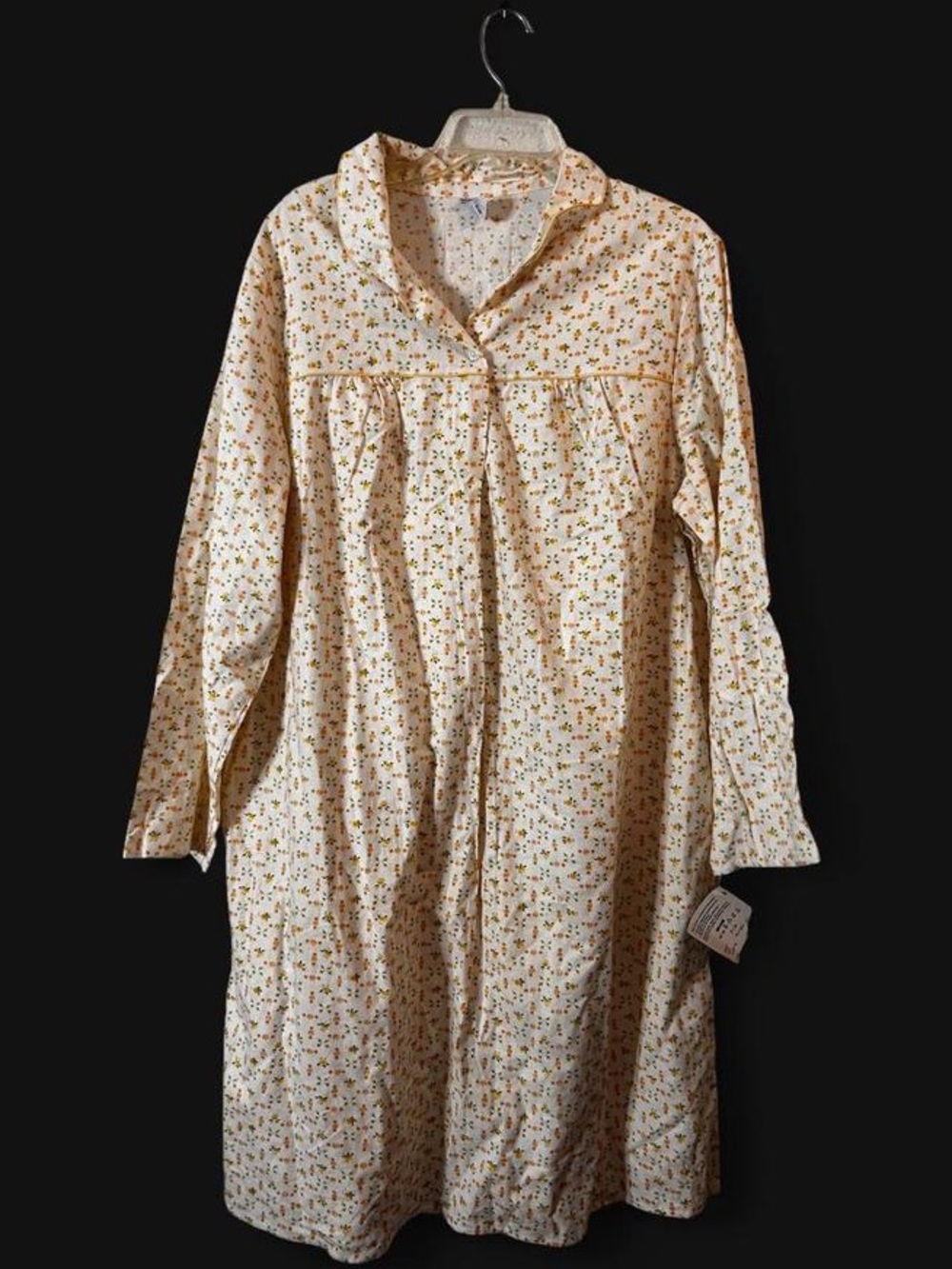 Sears 70s 80s super soft 100% cotton flannel nightgown new deadstock
